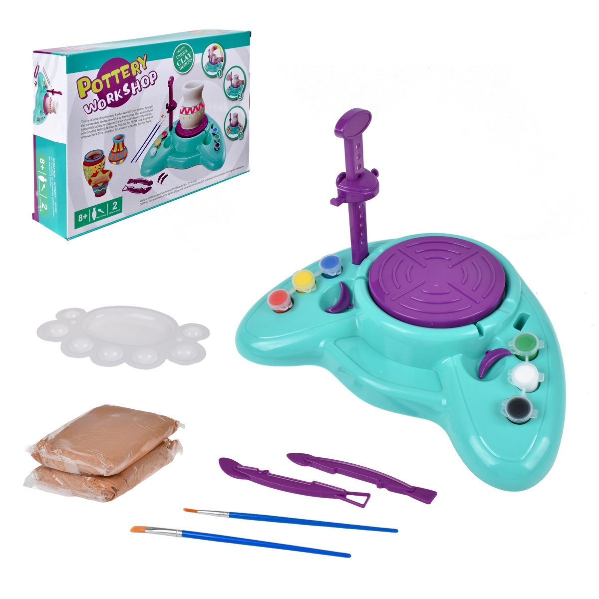 Máquina Para Moldear Y Pintar Cerámica Con 2 Velocidades